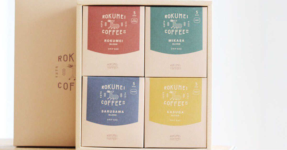 ROKUMEI COFFEE CO. 高級ブレンド 4種飲み比べギフト（20個入り）のプレゼント・ギフト通販 Anny（アニー）
