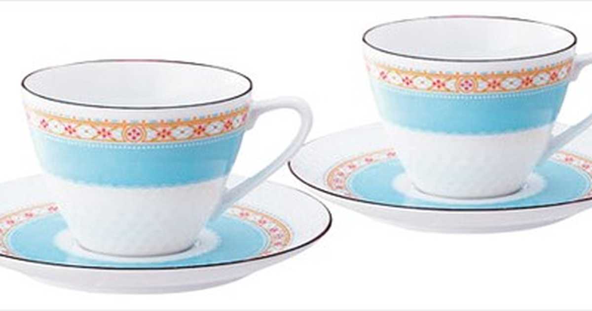 ティー・コーヒー碗皿ペアのプレゼント・ギフト通販　market　ハミングブルー　cocoiro　Anny（アニー）　Gift　ノリタケ