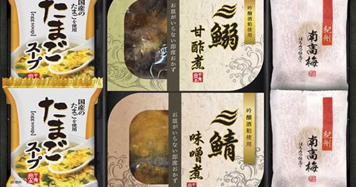 cocoiro Gift market 三陸産煮魚＆フリーズドライ・梅干しセット Anny アニー