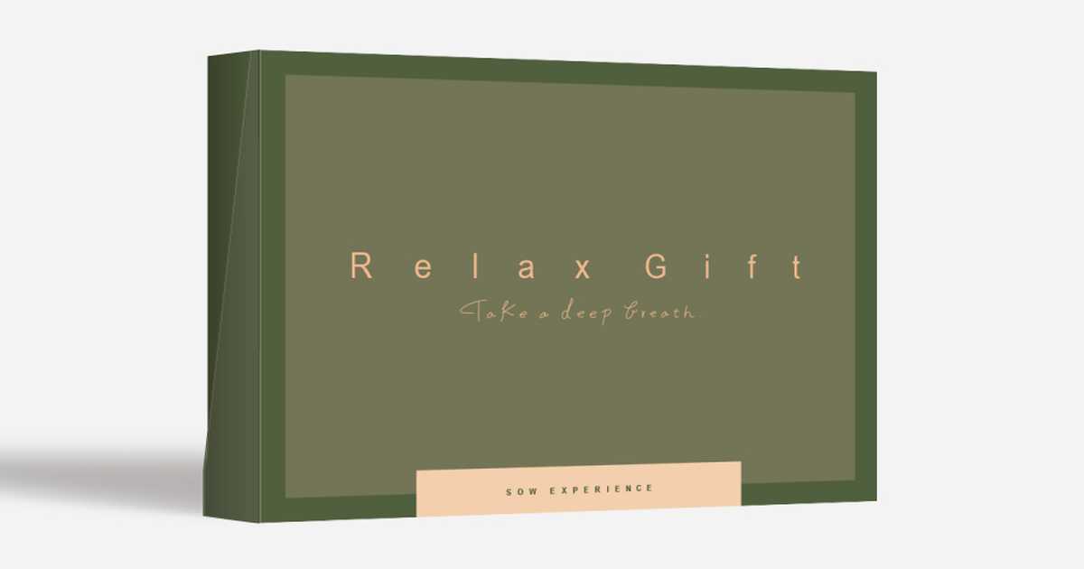 SOW EXPERIENCE Relax Gift（GREEN）のプレゼント・ギフト通販 | Anny