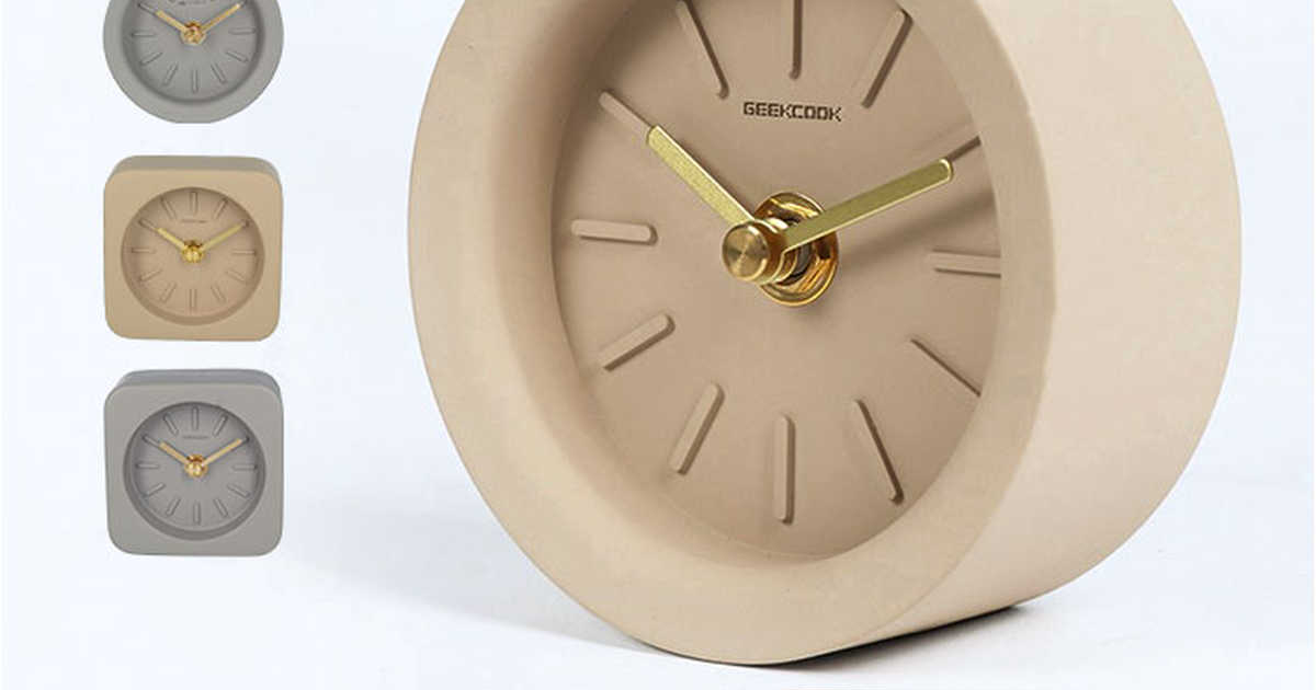 BACKYARD FAMILY 石の置き時計 シンプルのプレゼント・ギフト通販