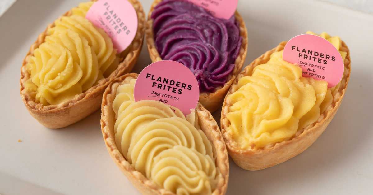 お芋スイーツ専門店 FLANDERS FRITES 4種類の焼き芋スイートポテトタルト | Anny（アニー）