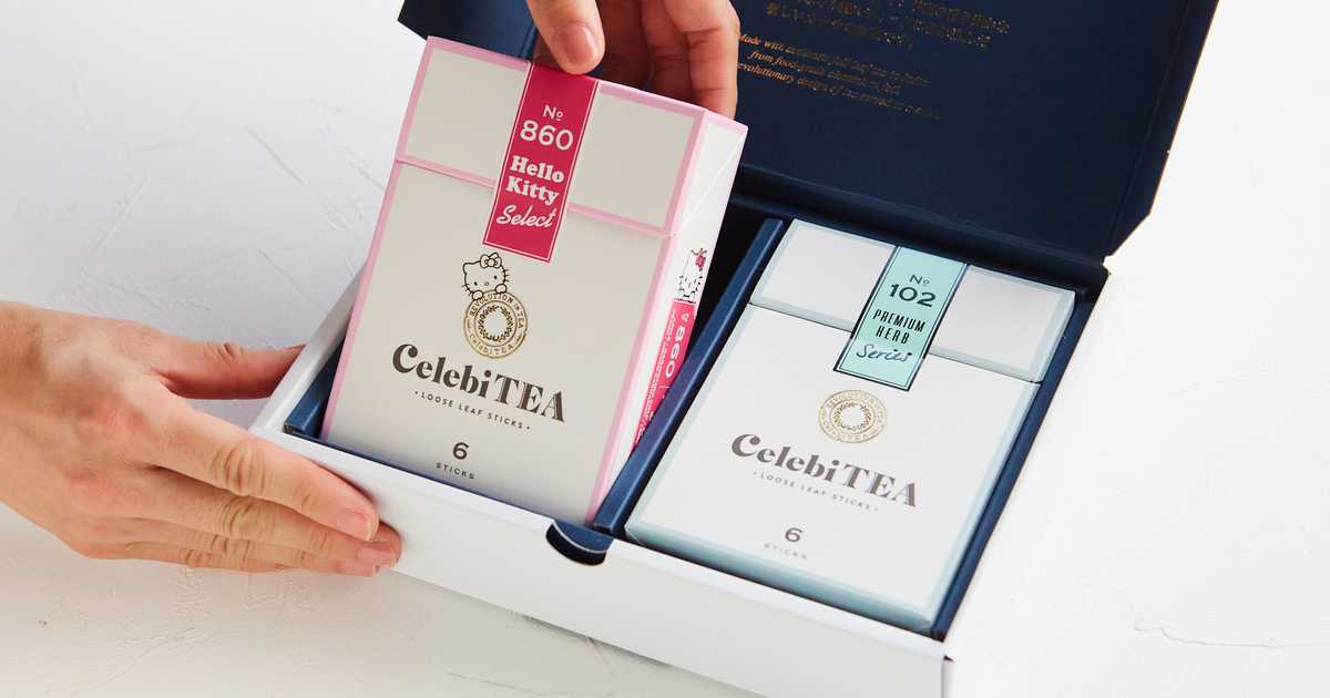 CelebiTEA スティック紅茶 ハローキティセレクトと選べるＢＯＸ 2箱セットのプレゼント・ギフト Anny（アニー）