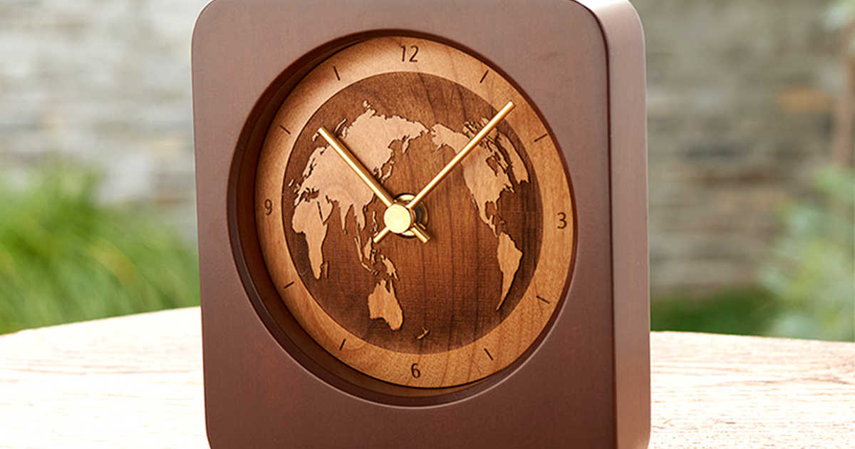 ワールドのプレゼント・ギフト通販　Lifeit　木製　置き時計　Anny（アニー）