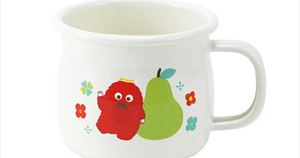 cocoiro Gift market 「ガチャピン・ムック」ホーローマグカップ 