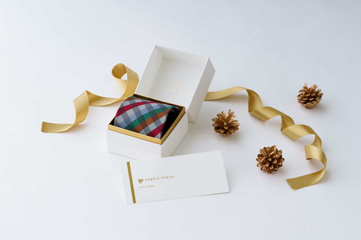 Fabric Tokyo オーダーシャツギフトカードとネクタイのセットのプレゼント ギフト通販 Anny アニー