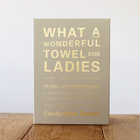 THE TOWEL for LADIES 箱入り