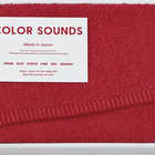 COLOR SOUNDS フェイスタオル CSD2510RD レッド