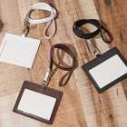 【名入れ】IDカードホルダー レザー