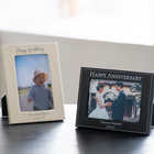 名入れ ベルベット調レザー フォトフレーム [L版サイズ]