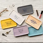 名入れ 木製キャッシュトレイ[全6カラー]