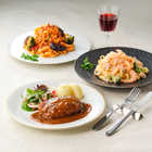 AMOUR 後藤祐輔シェフ監修 黒トリュフデミソースハンバーグと平打ち生パスタ