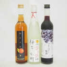 柚子小町+ブルーベリー梅酒+あんずのお酒 500ｍｌ×3本