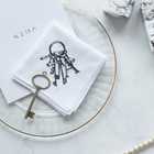 刺繍ハンカチ キーチェーン