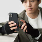 アルカディアルカ arcadiarca カシミヤ100% 指なし手袋 メンズ