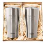 名入れ THERMOS サーモス ペアタンブラー シルバー 420ml [食洗器対応]