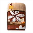 SOFT WARM あったか遠赤 極ふわ合せ綿入毛布  24100