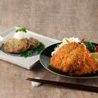 レンチンするだけ！瀬付きあじフライとハンバーグセット