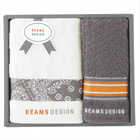 BEAMS DESIGN チェッカーバンダナタオルセット(グレー) 51-3139150GY