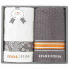 BEAMS DESIGN チェッカーバンダナタオルセット(グレー) 51-3139200GY