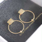 Square & Hoop Earrings