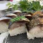 ≪父の日≫3種のわさび葉 鯖の棒寿司食べ比べ