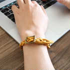 細編みブレスレット