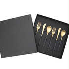 Cutipol  GOA GOLD デザートシリーズ 6点 ギフトセット(スプーン/フォーク/ナイフ 各2点)