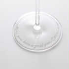 【名入れ】ワイングラス　プラチナ&ゴールド