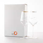 【名入れ】ワイングラス　プラチナ&ゴールド