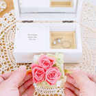 【名入れ】プリザーブドフラワー オルゴール