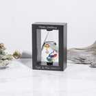 【名入れ】フレーム付きガリレオ温度計 しずく