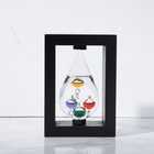 【名入れ】フレーム付きガリレオ温度計 しずく