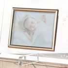 【名入れ】ガラスフォトフレーム　ベビー