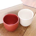 シフォン紅白 丸ロックカップ
