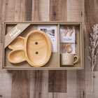 【名入れ】キッズ食器ギフトセット うさぎ