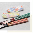 名入れ 一双　夫婦箸 お箸＆箸置きセット［ ほのか ］ 