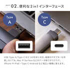 名入れ 2in1  USBメモリ ギフトBOX付き［64GB］