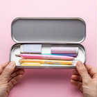 名入れペンケース付 こすると消える PILOT フリクションライト 蛍光ペン 6本セット [ソフトカラー]