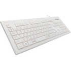 YAMADA SELECT YUKB109J1W 有線キーボード 白