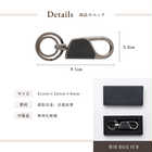 名入れ カラビナ キーリング（ラウンド型）[BOX付き]