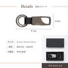 名入れ カラビナ キーリング（スクエア型）[BOX付き]