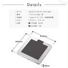 名入れ スクエア形 アクリルワイヤレス充電器 5W [Qi規格対応]