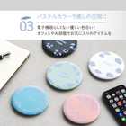 名入れ 丸形 ワイヤレス充電器 10W [高速充電/Qi充電器]