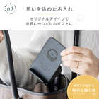 名入れ スタンド式 ワイヤレス充電器 5W [Qi規格]