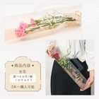 【3本から購入可能】1輪とかすみそうのブーケ [クリアケース付き/メッセージカード対応]