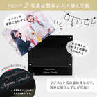 名入れ アクリル素材 × ウッド フォトフレーム [L版]