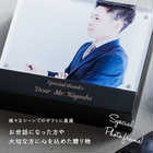 名入れ アクリル素材 × ウッド フォトフレーム [L版]