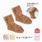 極暖 足先が出せる あったか靴下