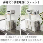 伸縮ゴミ箱上ラック